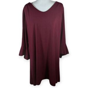 VIBE SPORTSWEAR MAROON DRESS SZ.2X EUC.